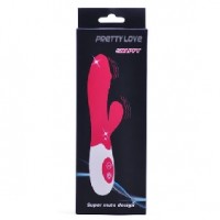 Penis G-Spot Vibrator, Dual Motors, Silicone,10 Function